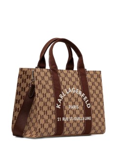 karl lagerfeld handbag womank/rsg square mono md tote - b1w50021 2lo