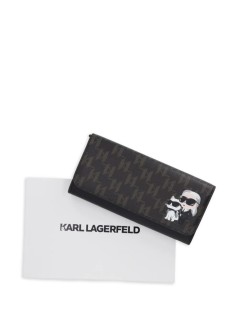 karl lagerfeld cartera mujer ikon monogram cc cont wallet - b1w32015 2ls