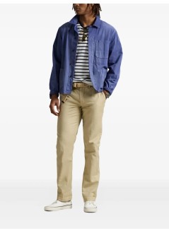 polo ralph lauren pant  manstfbedfordp-flat front - 710901796016 coastal beige