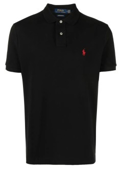 polo ralph lauren polo mansskccmslm1-short sleeve-knit - 710782592001 polo black c3870