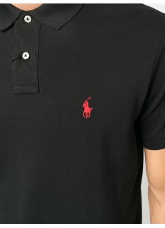 polo ralph lauren polo mansskccmslm1-short sleeve-knit - 710782592001 polo black c3870