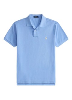 polo ralph lauren polo mansskccmslm1-short sleeve-knit - 710680784461 bristol blue c1359