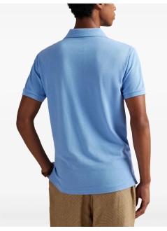 polo ralph lauren polo mansskccmslm1-short sleeve-knit - 710680784461 bristol blue c1359