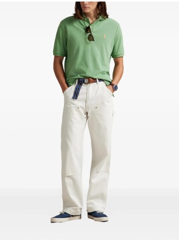 polo ralph lauren polo mansskccmslm1-short sleeve-knit - 710680784464 outback green c2451 2