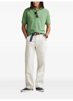 polo ralph lauren polo mansskccmslm1-short sleeve-knit - 710680784464 outback green c2451
