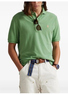 polo ralph lauren polo mansskccmslm1-short sleeve-knit - 710680784464 outback green c2451