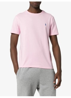 polo ralph lauren t-shirt mansscncmslm2-short sleeve-t-shirt - 710671438145 carmel pink c7349
