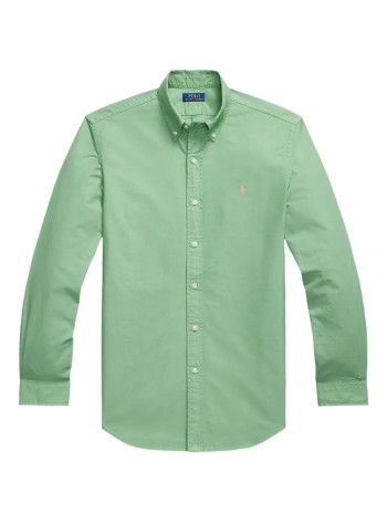 polo ralph lauren camiseria hombre cubdppcs-long sleeve-sport shirt - 710805564070 outback green