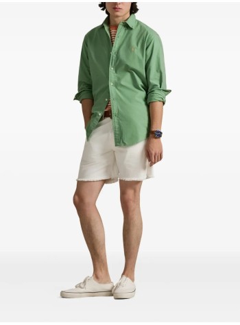 polo ralph lauren camiseria hombre cubdppcs-long sleeve-sport shirt - 710805564070 outback green 2