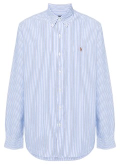 polo ralph lauren camiseria hombre cubdppcs-long sleeve-sport shirt - 710928918001 4331a blue white multi