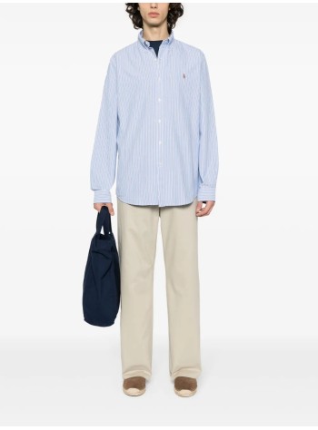 polo ralph lauren shirt mancubdppcs-long sleeve-sport shirt - 710928918001 4331a blue white multi 2