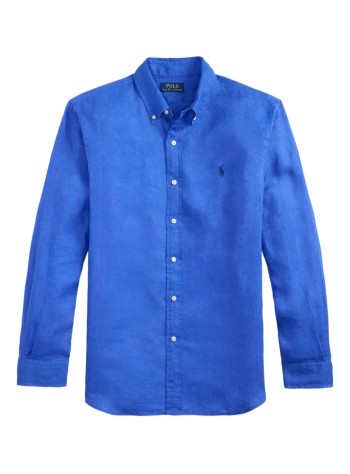 polo ralph lauren shirt mancubdppcs-long sleeve-sport shirt - 710966294502 new iris blue