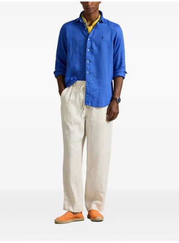 polo ralph lauren shirt mancubdppcs-long sleeve-sport shirt - 710966294502 new iris blue 2