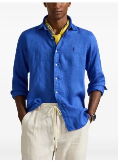 polo ralph lauren camiseria hombre cubdppcs-long sleeve-sport shirt - 710966294502 new iris blue
