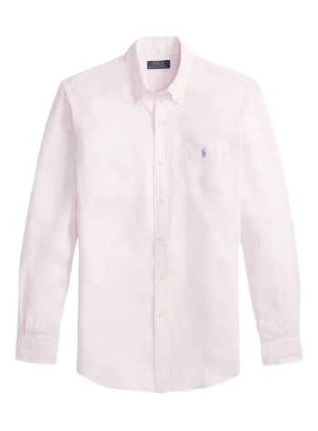polo ralph lauren shirt manwoven-sport shirt-shirt - 710p07024001 52b pink white