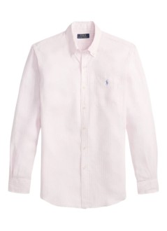 polo ralph lauren camiseria hombre woven-sport shirt-shirt - 710p07024001 52b pink white