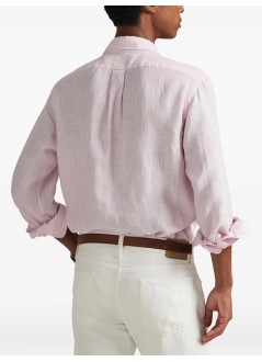 polo ralph lauren camiseria hombre woven-sport shirt-shirt - 710p07024001 52b pink white