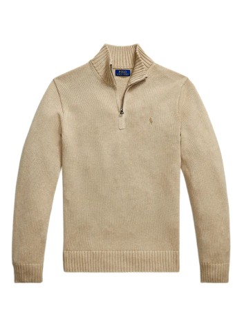 polo ralph lauren knitwear manlshzpp7gg-long sleeve-pullover - 710859939513 dune melange
