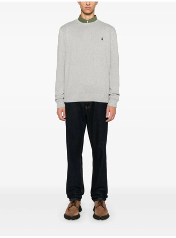 polo ralph lauren knitwear manlscnpp7gg-long sleeve-sweater - 710810846004 andover heather 2