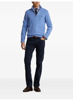 polo ralph lauren knitwear manlshzpp7gg-long sleeve-pullover - 710859939005 soft royal heather