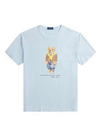 polo ralph lauren knitwear manknit-t-shirt - 710p07347001 southport blue heri tage bear