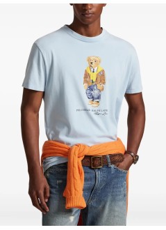 polo ralph lauren punto hombre knit-t-shirt - 710p07347001 southport blue heri tage bear