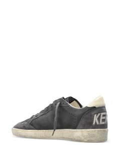 golden goose sneaker manballstar nabuk upper suede toe and spur leather star and he - gmf00117f008157 60662