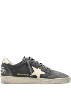 golden goose sneaker manballstar nabuk upper suede toe and spur leather star and he - gmf00117f008157 60662