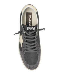 golden goose sneaker manballstar nabuk upper suede toe and spur leather star and he - gmf00117f008157 60662