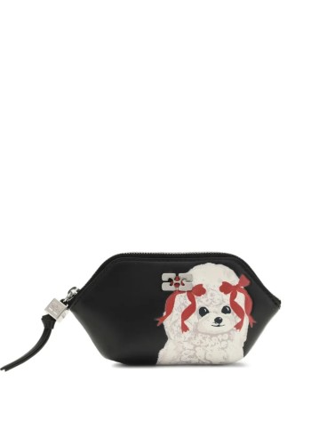 ganni clutch womanbou coin purse puddle - b3010115 099