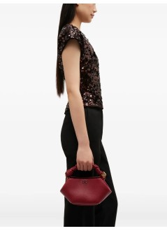 ganni crossbody mujer bou mini grained - b2100041 09f