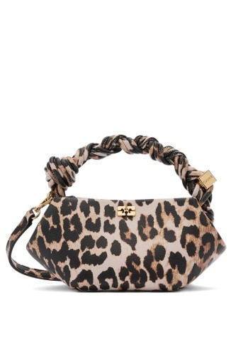 ganni crossbody womanbou mini grained printed - b2100063 859