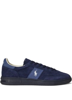 polo ralph lauren sneaker manbedford rib-sneakers-low top lace - 809p01617003 navy