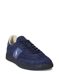 polo ralph lauren sneaker manbedford rib-sneakers-low top lace - 809p01617003 navy