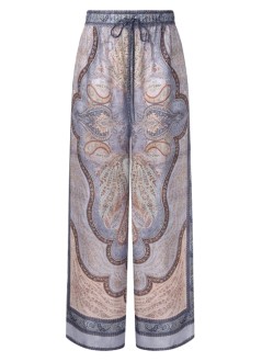zimmermann pant  womanwanderlust relaxed pant - 5580prs262 tpbl