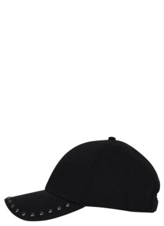 karl lagerfeld cap womank/signature studs visor cap - b1w33012 1rc