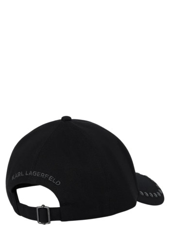 karl lagerfeld gorras mujer k/signature studs visor cap - b1w33012 1rc 2