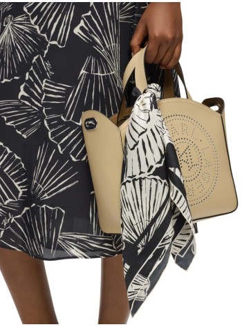 karl lagerfeld neckwear mujer k/signature fan sm silk scarf - b1w33023 2hf 2