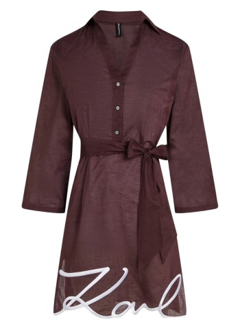 karl lagerfeld vestido mujer karl dna signature beach dress - a2w46075 2fi