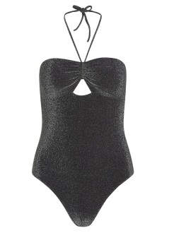 karl lagerfeld bañador mujer signature lurex cheeky ss - b1w46016 919