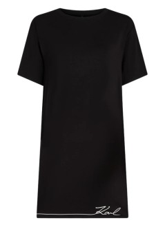 karl lagerfeld dress womansignature t-shirt pj dress - b1w45009 999