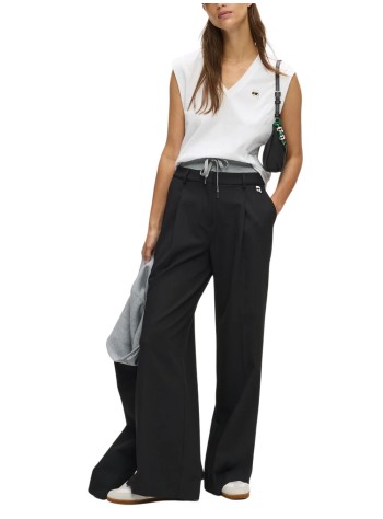 karl lagerfeld pantalon mujer ikon double waistband pants - b1w10007 969 2