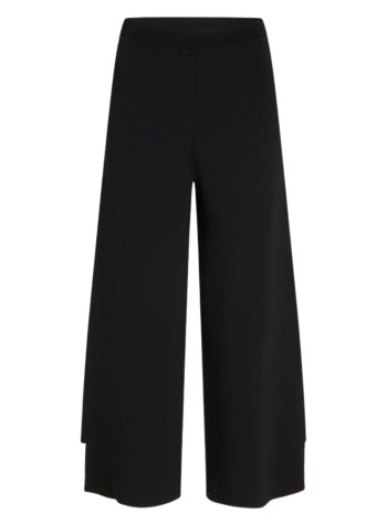 karl lagerfeld pant  womancontrast knit pants - b1w10010 998