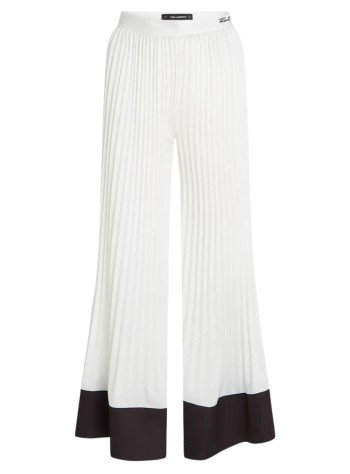 karl lagerfeld pant  womanpleated fluid pants - b1w10011 461
