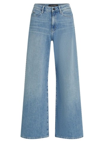 karl lagerfeld denim womanstud detail denim pants - b1w10047 d23