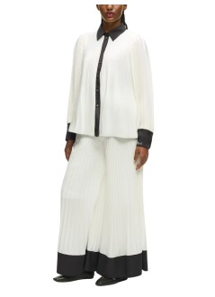 karl lagerfeld blusa mujer pleated fluid blouse - b1w11008 461