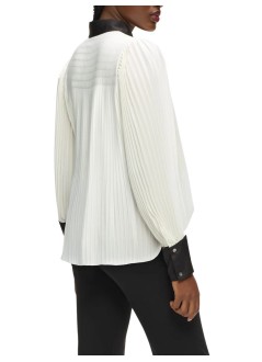 karl lagerfeld blusa mujer pleated fluid blouse - b1w11008 461