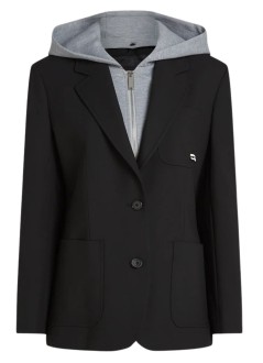 karl lagerfeld outerwear womanikon transformer blazer - b1w14013 969