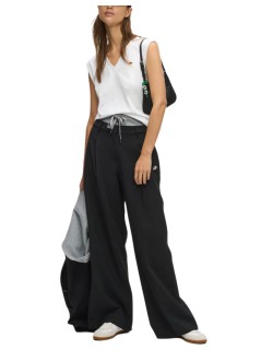 karl lagerfeld top womanikon v-neck tank - b1w17036 100
