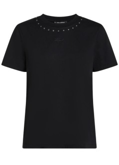 karl lagerfeld top mujer stud detail t-shirt - b1w17088 999